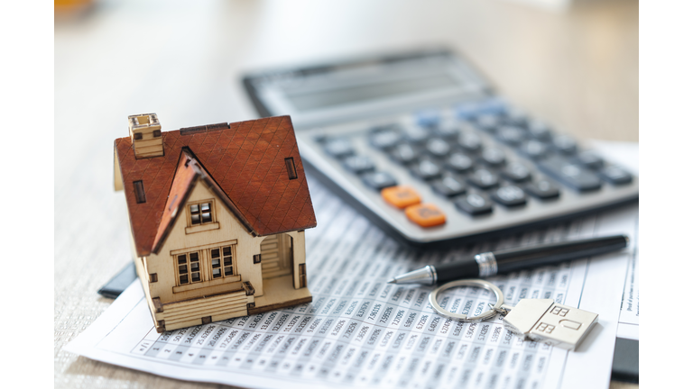 Real estate investment and loan, mortgage and refinance concept