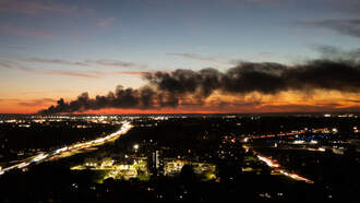 National News - Satellite Images Reveal Path Of Destruction In UPS Plane Crash