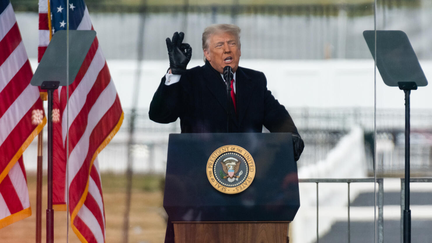 President Trump Speaks At Save America Rally