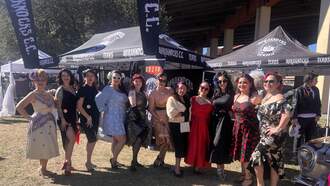 I was a pin up in the Rockabilly Riot!