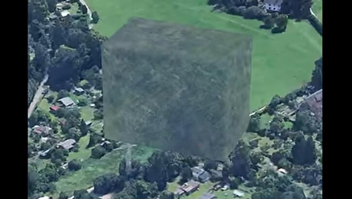 Video: Weird Cube Found Floating Over German City on Google Earth