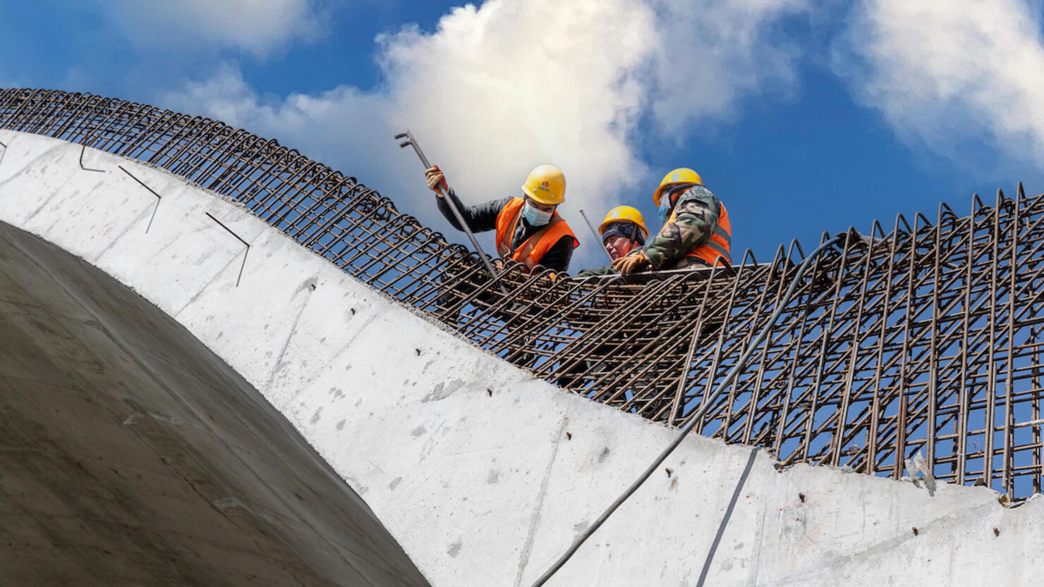 Hongqi Bridge Under Construction In Jilin