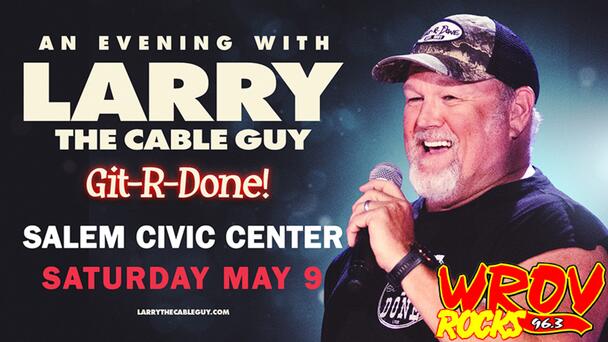 Win Tickets to LARRY THE CABLE GUY at Salem Civic Center in 2026 From 96.3 ROV!