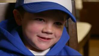 K103 Mornings with Stacey & Mike - Stacey & Mike's Happy News: 3rd Grade "Rink Dude" Raises $ for Vets Kids