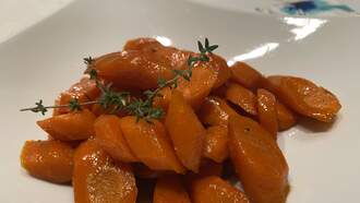 Bourbon Glazed Carrots
