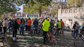 Bikers And Walkers In Boston Push Lawmakers To Put A Stop To Traffic Deaths