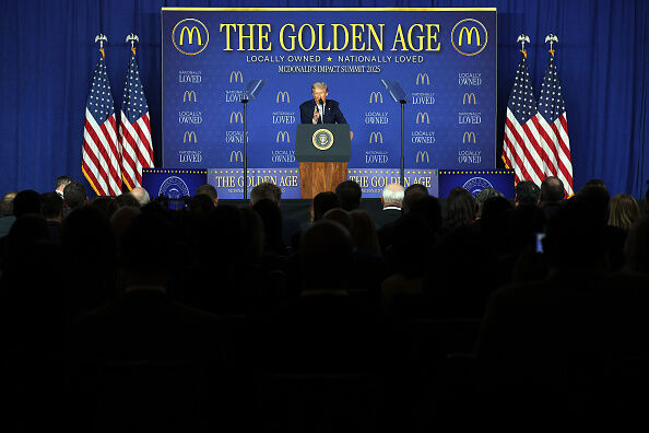 President Trump Speaks At McDonald’s Impact Summit