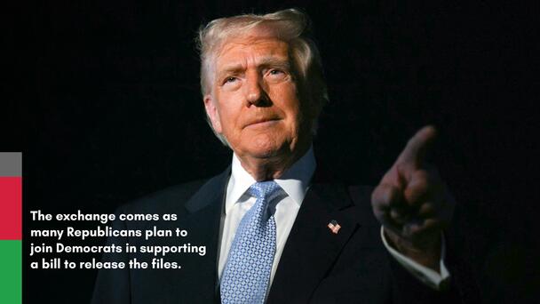 'Quiet Piggy': Trump Snaps At Reporter Who Asked About Epstein Files