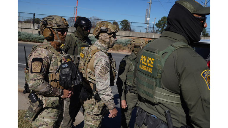 Federal Agents Conduct Illegal Immigration Crack Down In Charlotte, North Carolina