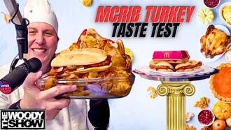 The Woody Show - McRib Turkey Stuffing | Chef Sebas