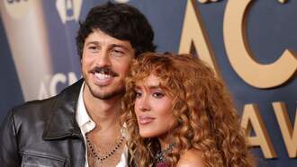 'Date Night': Morgan Evans, Laci Kaye Booth Make Red Carpet Debut As Couple