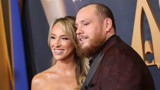 Luke Combs' Pregnant Wife Nicole Is Glowing In Shimmering Gown At 2025 CMAs