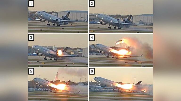 Photo of UPS Plane Crash