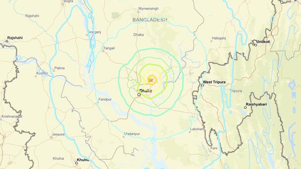 5.5 Magnitude Earthquake Reported