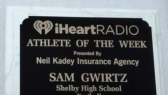 Sam Gwirtz, Shelby Linebacker, Named iHeart Radio "Athlete of the Week"