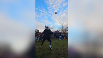 Arlington High School Crowned Kiss 108's New Annual Turkey Toss Champions