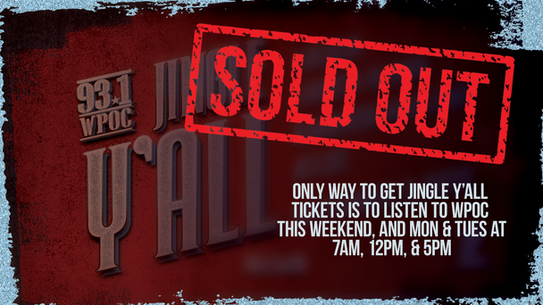 🚨Jingle Y'all Tickets Are SOLD OUT! Get Tickets By Listening Here!
