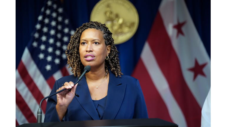 D.C. Mayor Muriel Bowser Holds A News Conference After President Trump Announced Federal Takeover Of D.C. Police