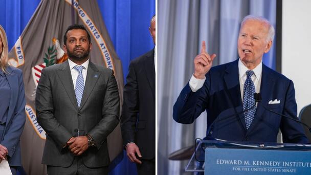 Kash Patel Claims Biden Administration 'Sat On' DC Pipe Bomber Evidence