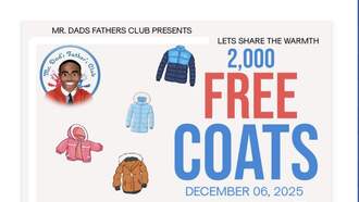 Community Connect: Coat Giveaway, Free Holiday Family Festival & Toy Drive