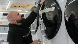 Stacey & Mike's Happy News: Retired Cop Turns Bus Into Mobile Laundry 