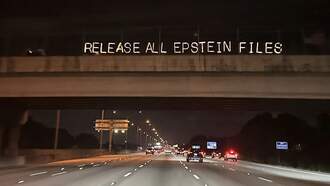 Drivers In Palm Beach County Spot Neon Sign About The Epstein Files