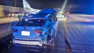New Video Shows Exact Moment Plane Smashes Into Car On US Highway