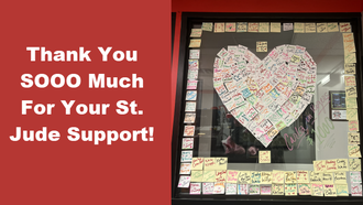 Thank You For Your Incredible Generosity For St. Jude! 