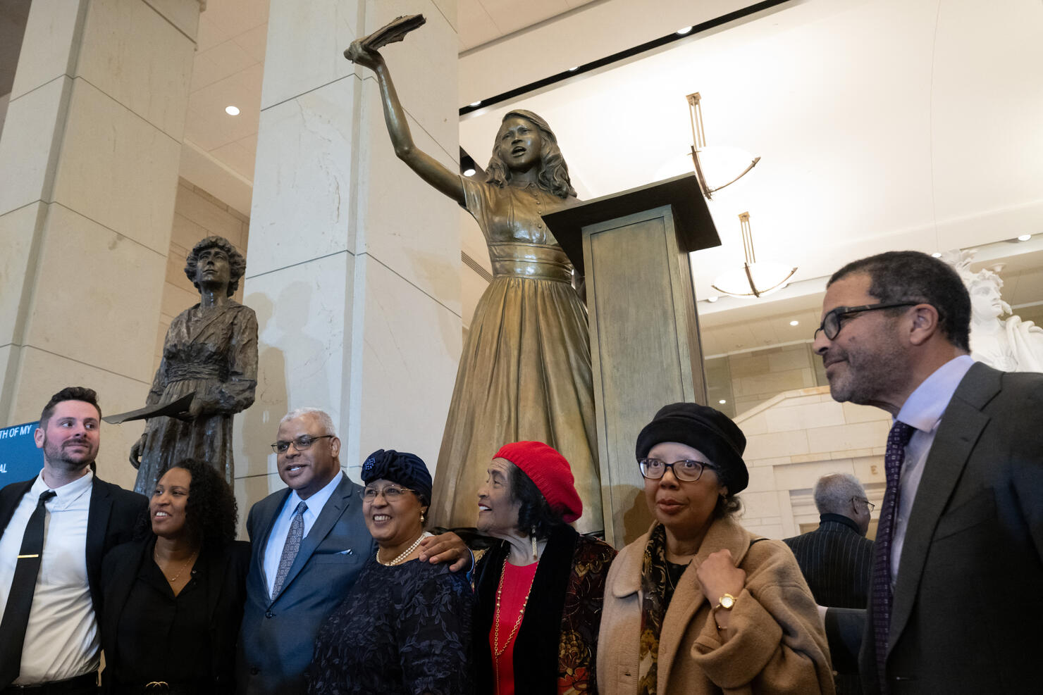 US-POLITICS-EDUCATION-CIVIL RIGHTS-HERITAGE-STATUE