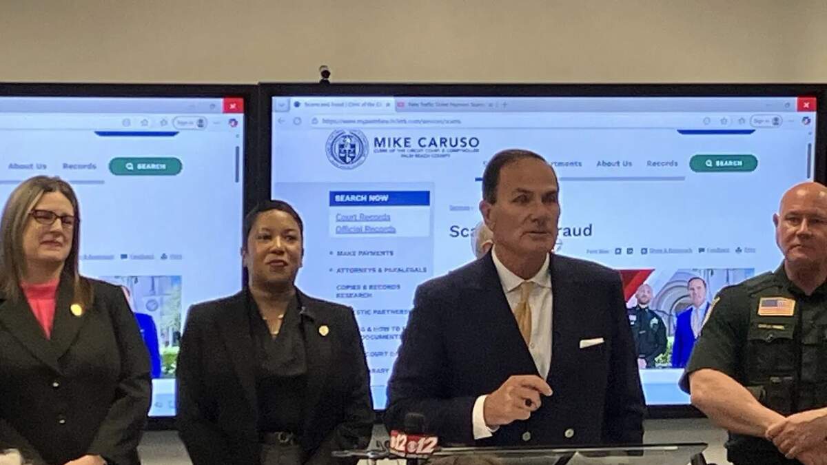 Palm Beach Clerk Of Courts Launches 'Stop The Scams' Campaign