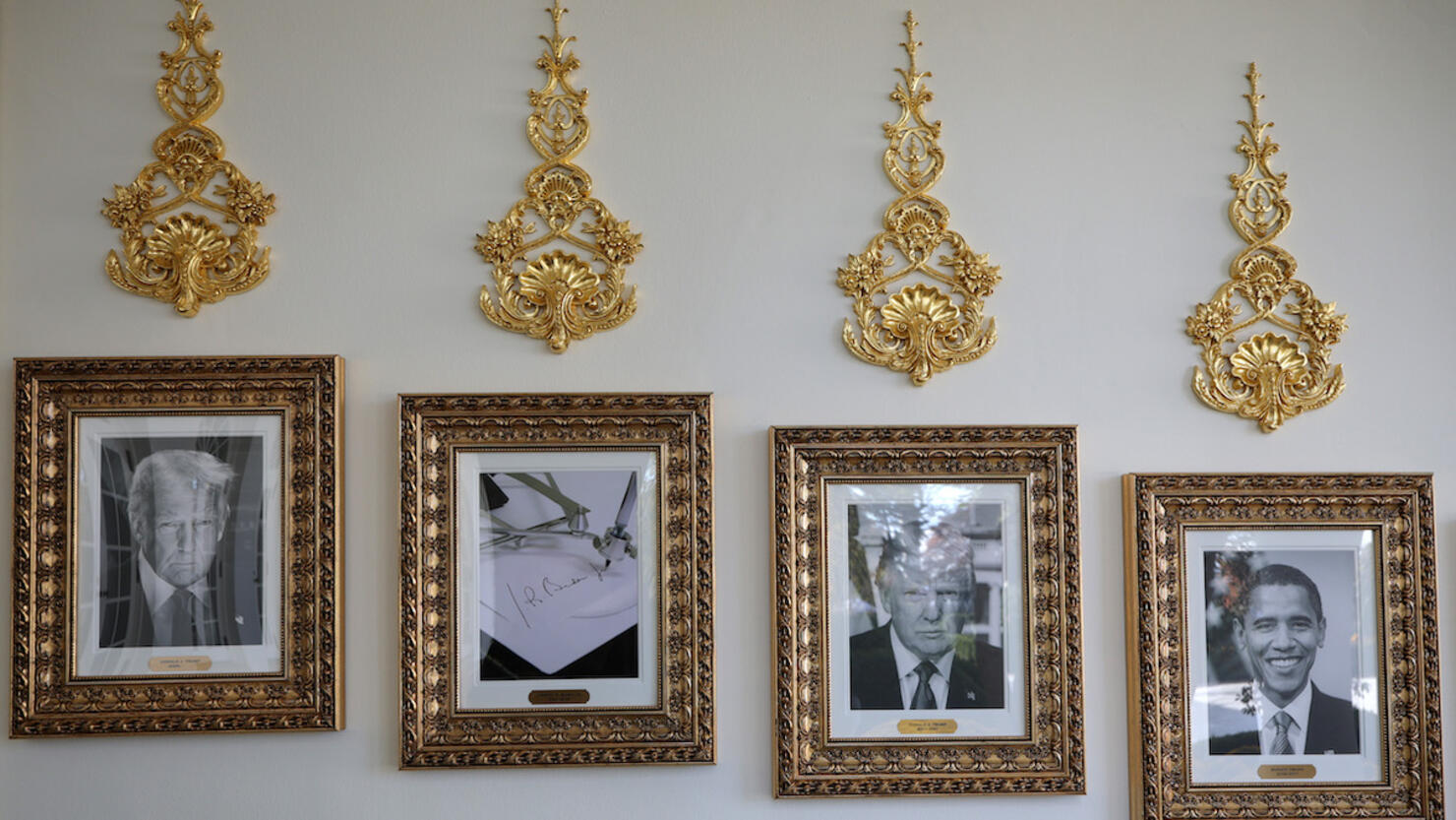 President Trump Creates "Walk Of Fame" Of Former Presidents At The White House