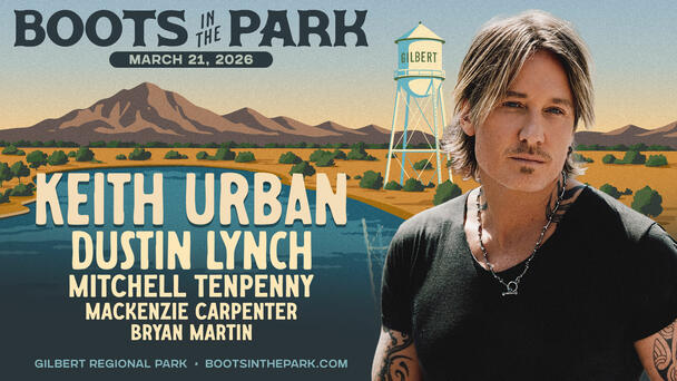 Keith Urban, Dustin Lynch and more coming to Boots In The Park!