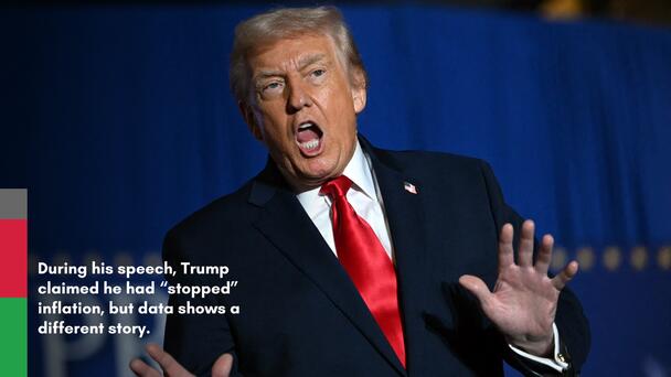 Here Are Falsehoods Trump Spewed During His Year-End Address