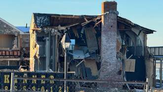 Some Locals Celebrate Demolition Of Dilapidated Plymouth Seafood Restaurant