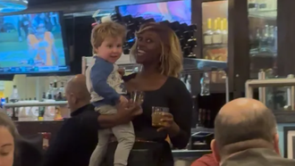 Waitress Goes Viral For Heartwarming Moment She Comforted Crying Toddler 