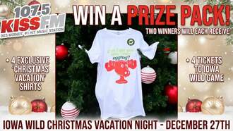 Iowa Wild Christmas Vacation Giveaway 2025