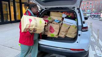 Milton Teen Donates Thousands Of Socks To Homeless Shelter