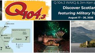 Q104.3s Jim Kerr & Collette Discover Scotland