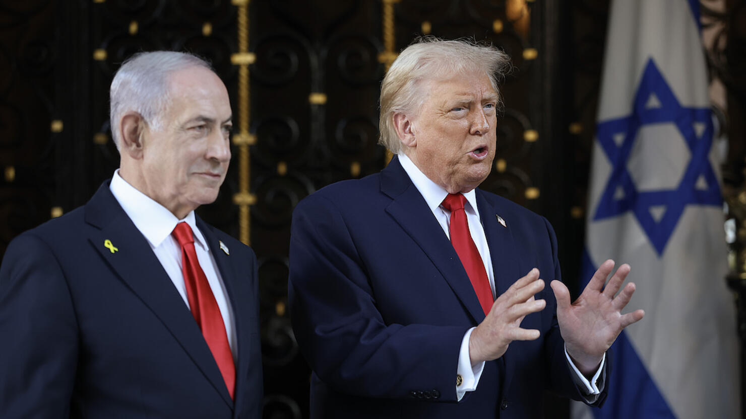 President Trump Meets With Israeli PM Netanyahu At His Palm Beach Estate