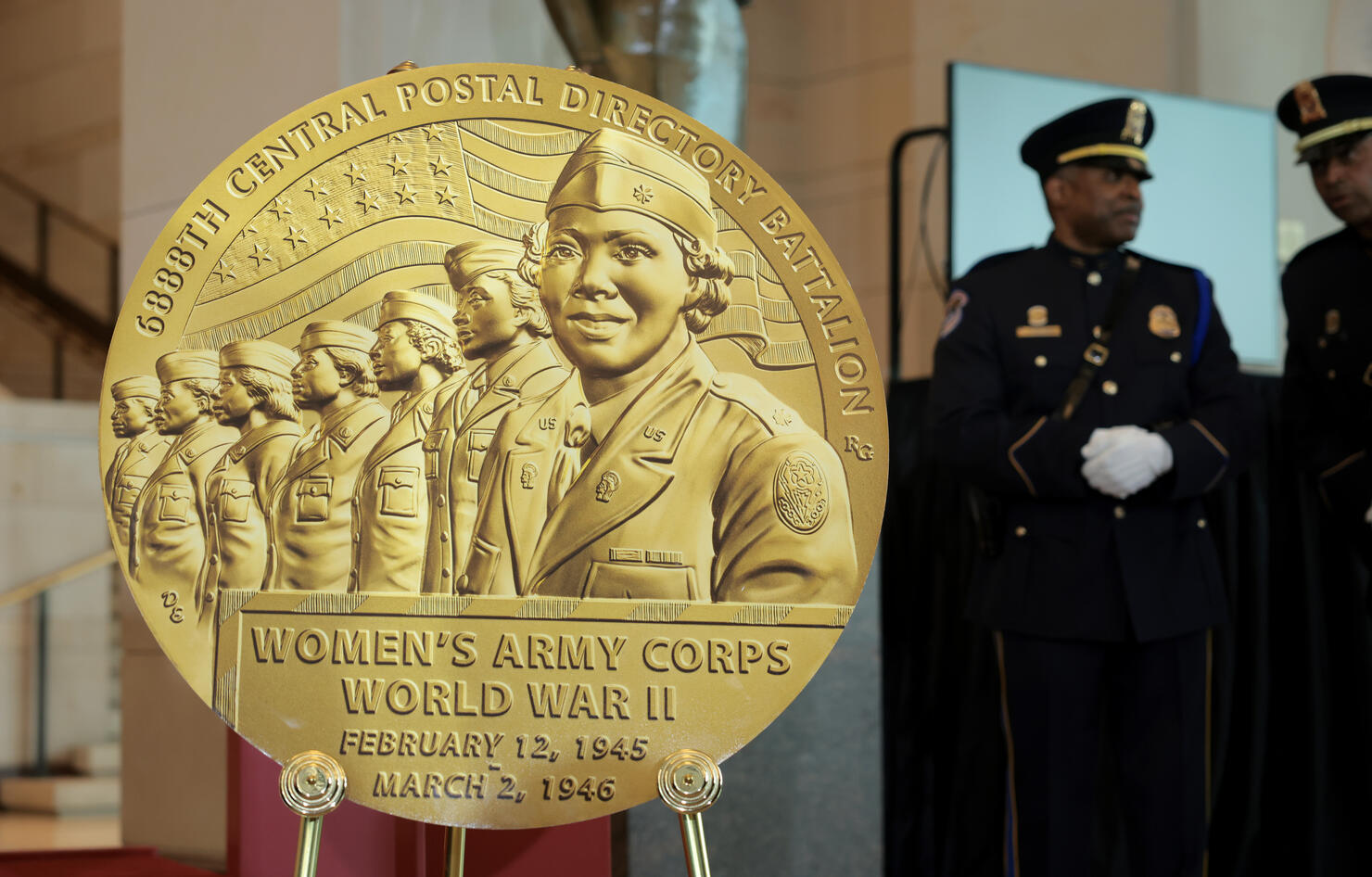 Congress Holds Gold Medal Ceremony Honoring 6888 Mail Battalion Of WWII