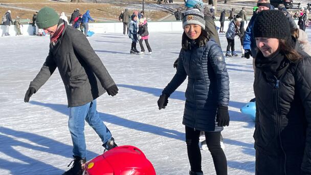 Boston Mayor Michelle Wu Rings In Second Term At Skating Rink