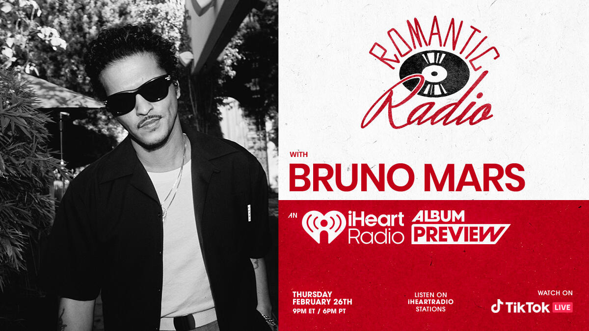 Bruno Mars To Host 'Romantic Radio' To Debut New Music Before Release