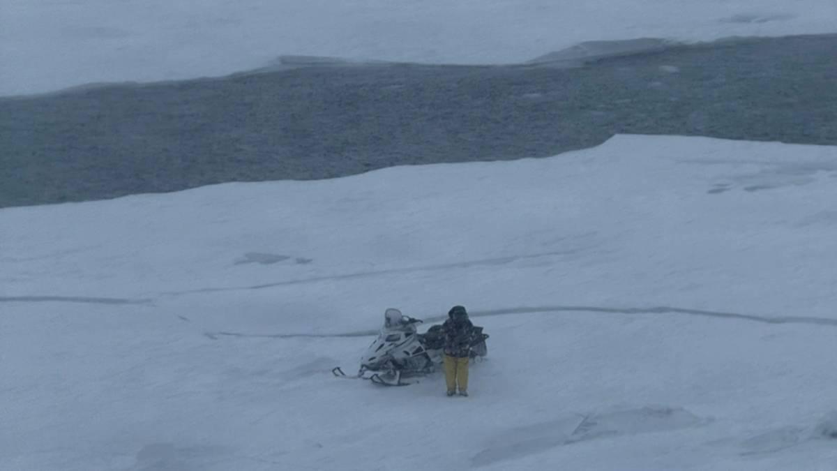Coast Guard Icebreaker Rescues Snowmobiler Stranded On Ice During ...