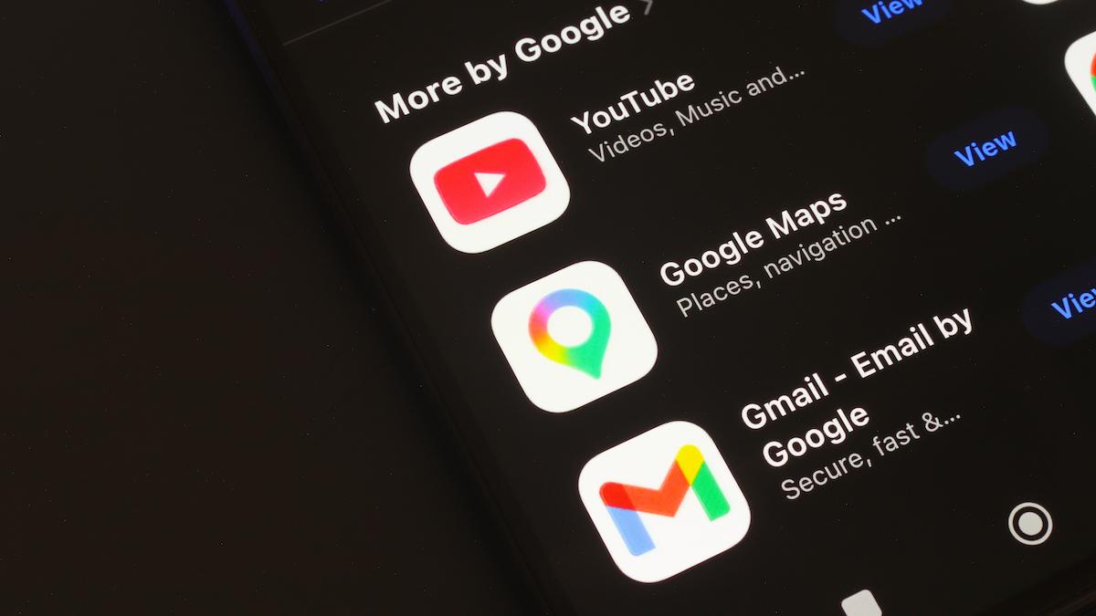 Google Applications In The Apple Store - Photo Illustrations