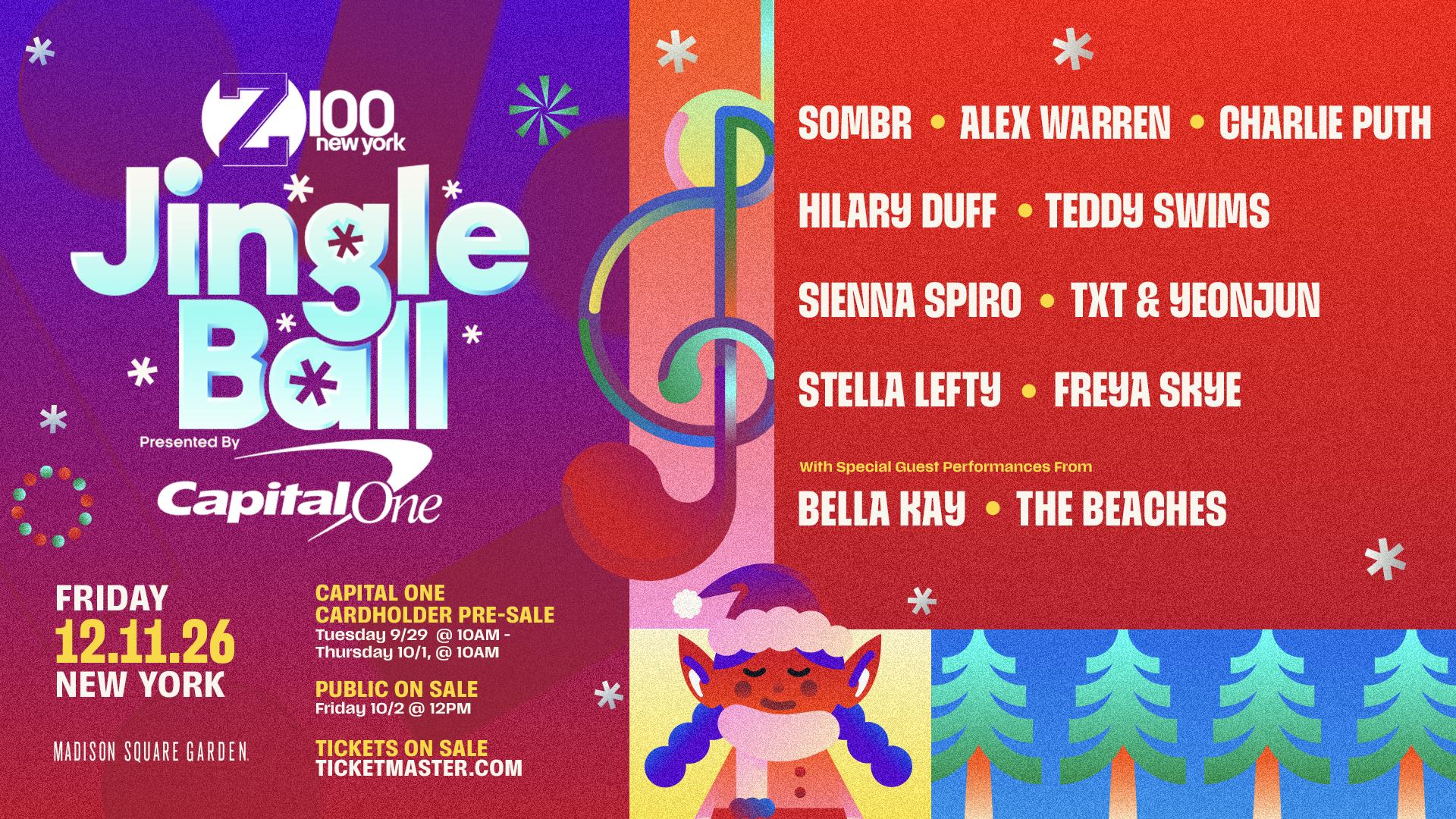 Win Z100 Jingle Ball tickets