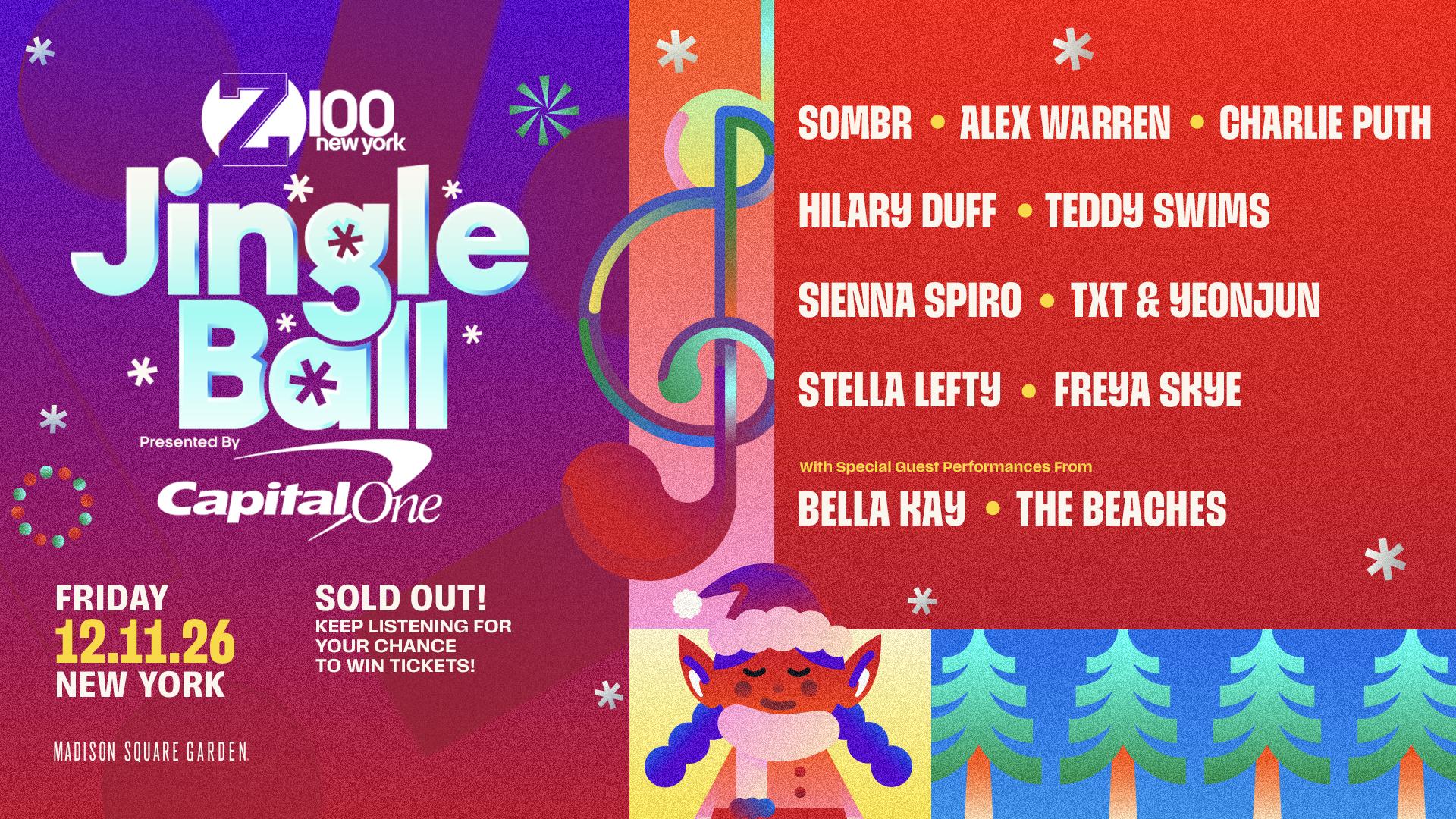 Win Z100 Jingle Ball tickets