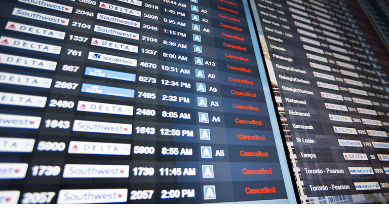 boston logan airport flights cancelled