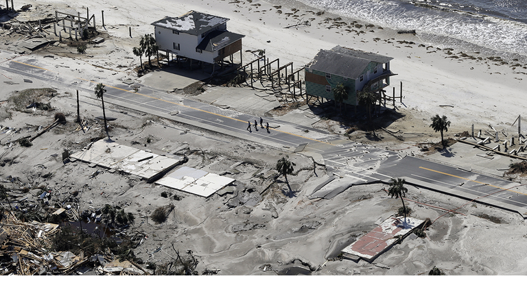 hurricane michael mexico beach florida damage