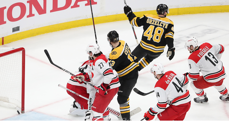 Bruins play the Carolina Hurricanes Game 2