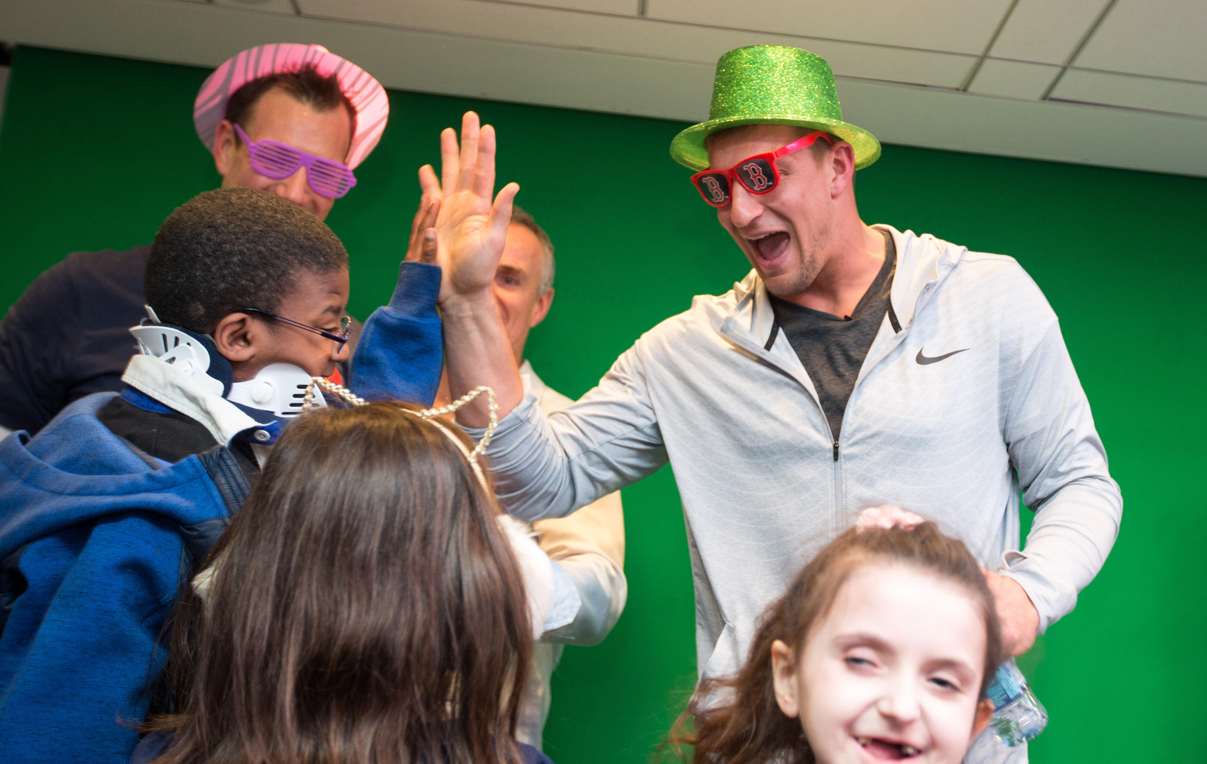 Rob Gronkowski Visits Boston Children's Hospital - Thumbnail Image